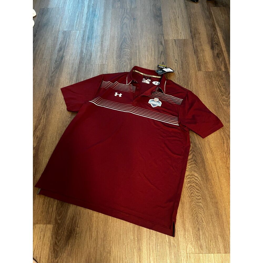 NWT Under Armour NFL Scouting Combine Short Polo Shirt - Men Size XL